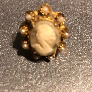 COPY - Adjustable cameo ring